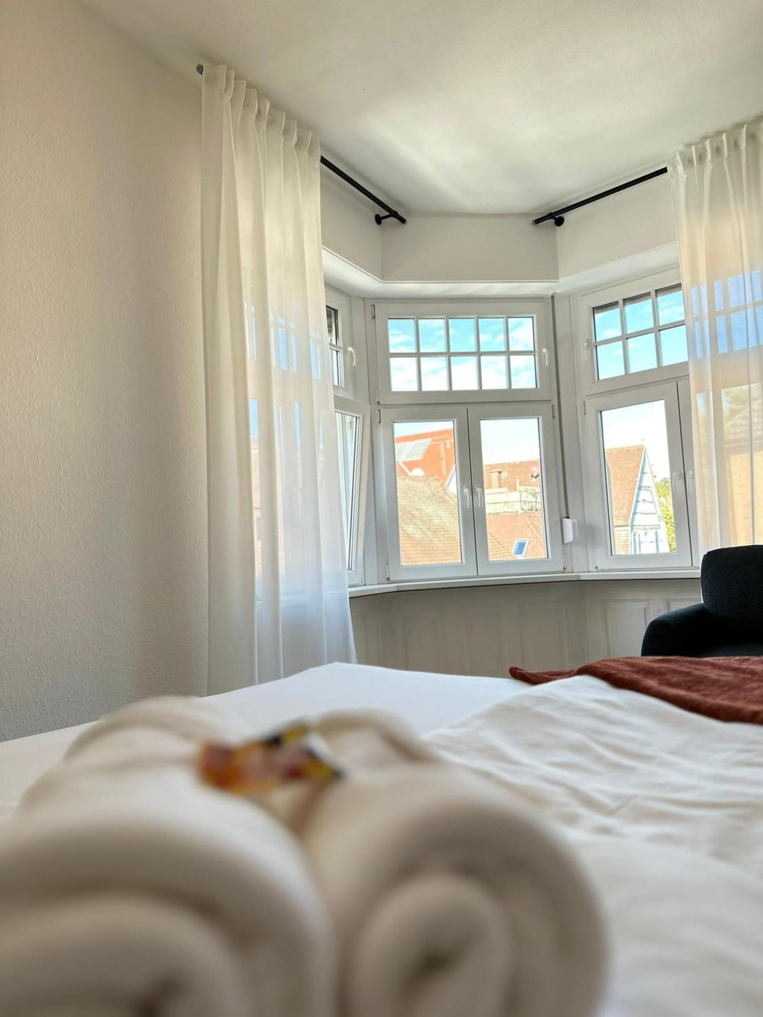 Amao-Brown I Exklusives City-Apartment I 85Qm I Privatparkplatz & Komfort I King-Size Bed 拉尔 外观 照片